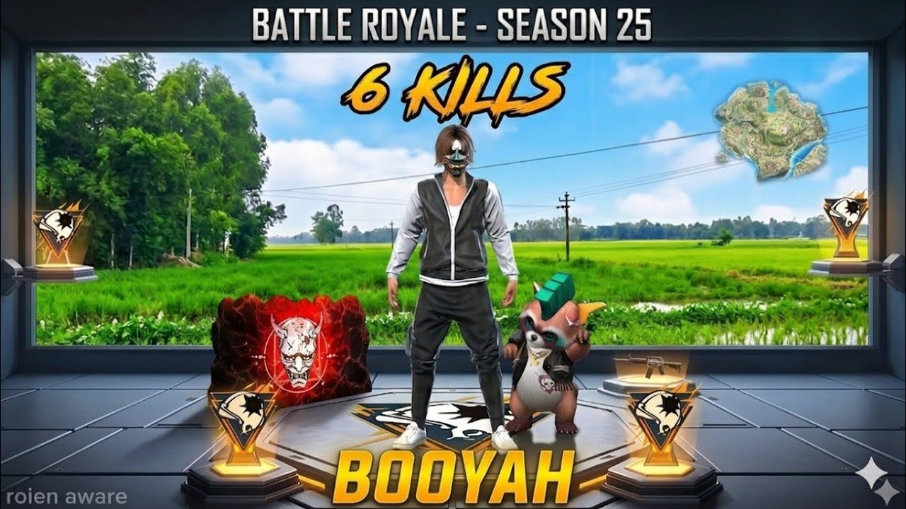        BR - RANKED  6 KILLS NO BOOYAH #subscribe    FAST  MACHA 