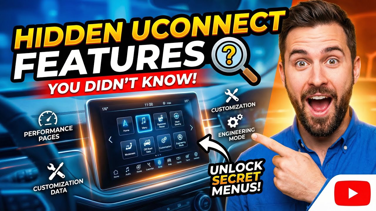 Did you know? Secret Hidden features on your UCONNECT Mopar vehicle!
