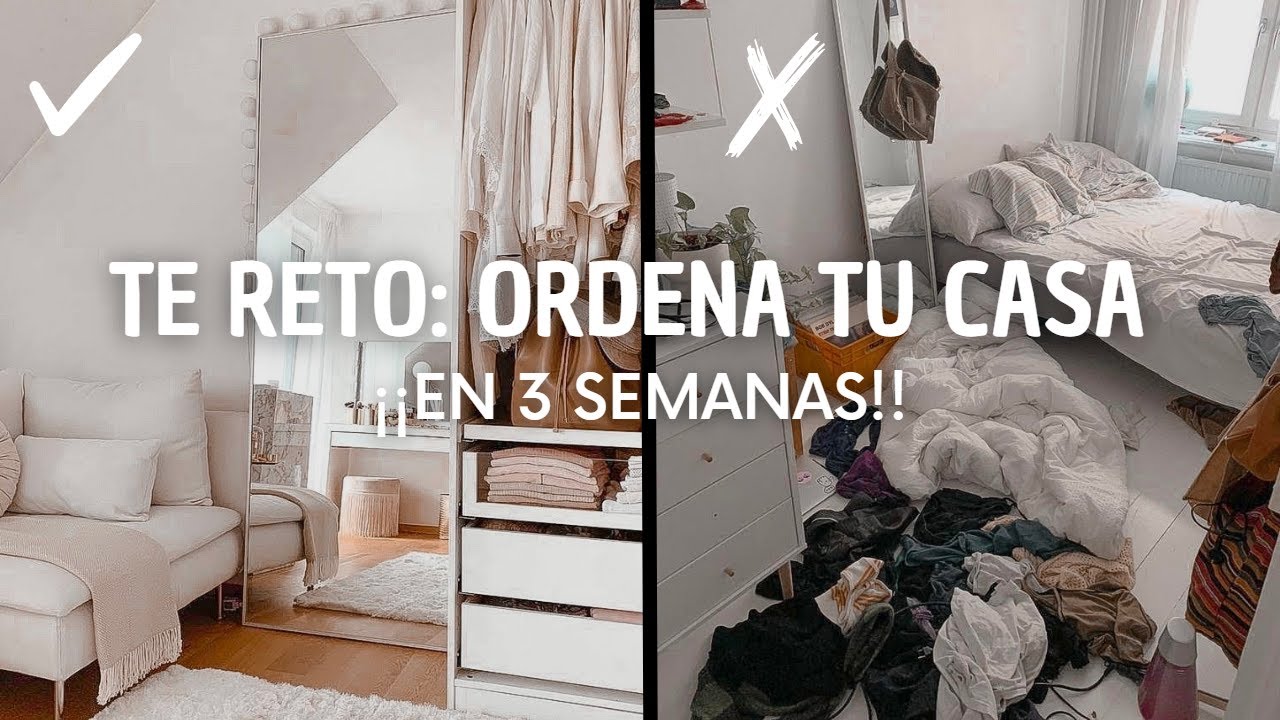 RETO: LIMPIA y ORDENA tu CASA en 3 SEMANAS (TIPS de LIMPIEZA del HOGAR) 💜Jessi Franquet💜