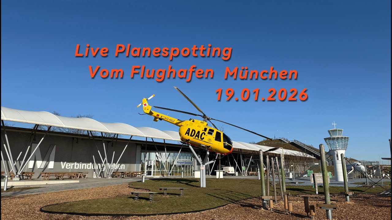 Livestream vom Flughafen in München / Live  Planespotting ( Flugzeug Start und Landungen anschauen )