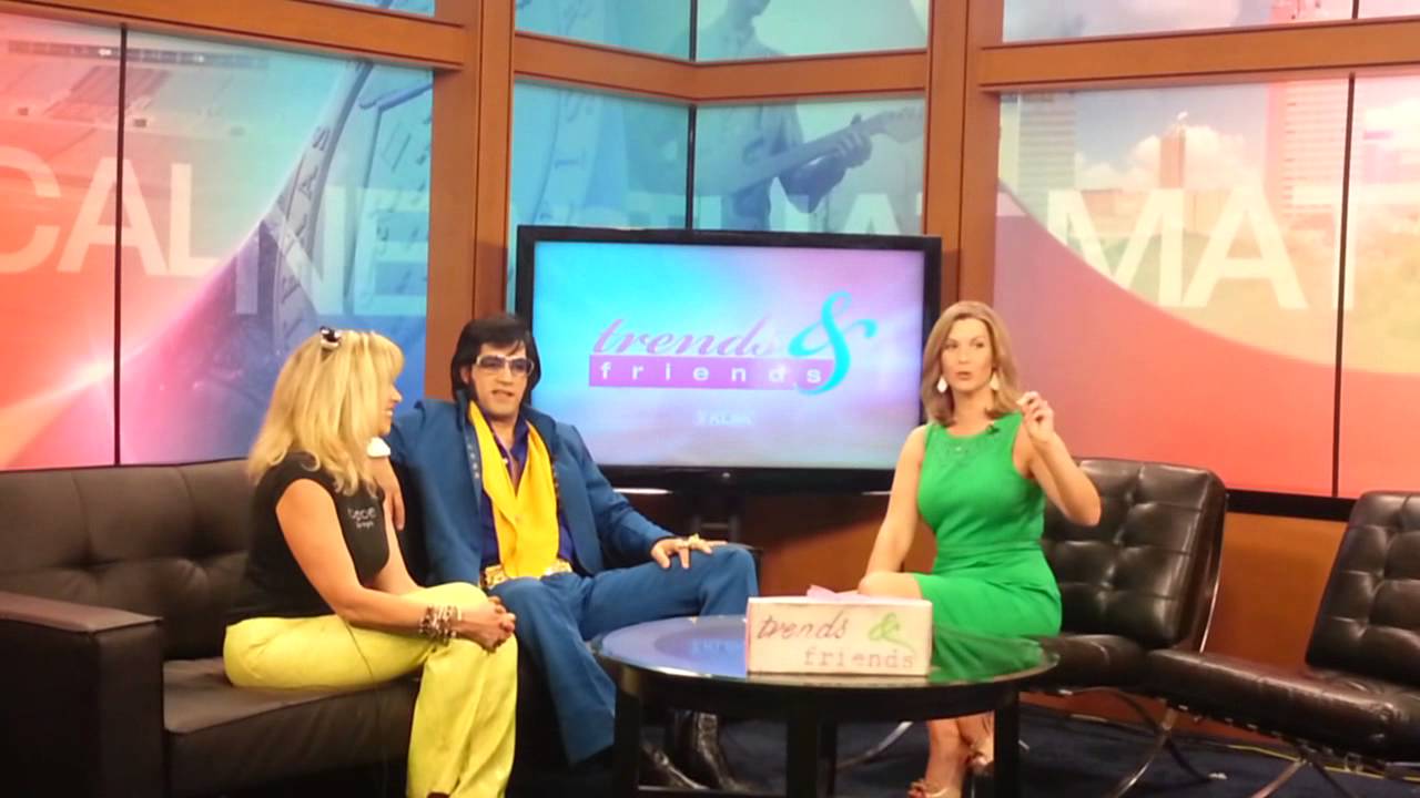 Mark Rio at the Trends & Friends - CBS  - Elvis Tribute on tour Texas