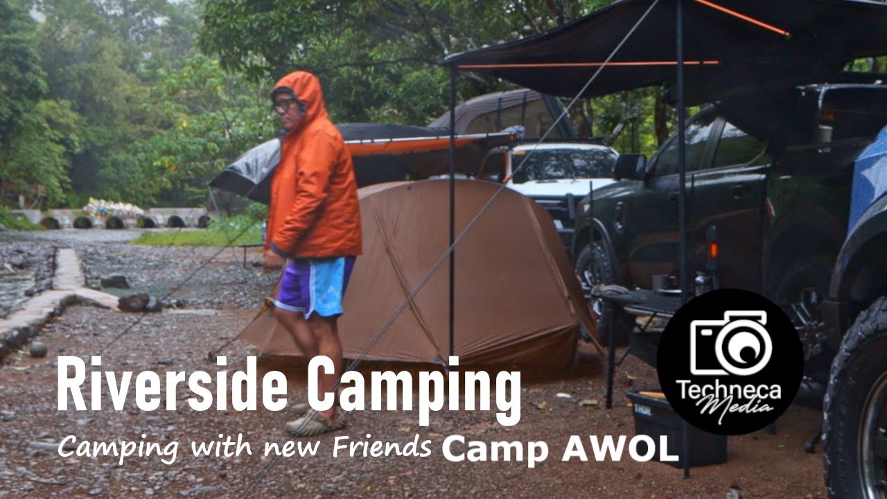 Riverside Car Camping in the middle of the forest | Camp AWOL | Real Quezon