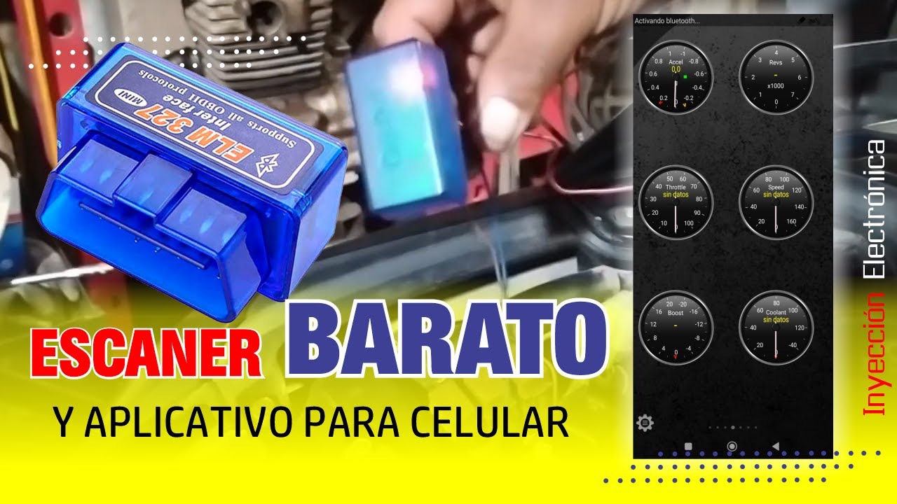 Escáner BARATO para moto y aplicativo en el celular.