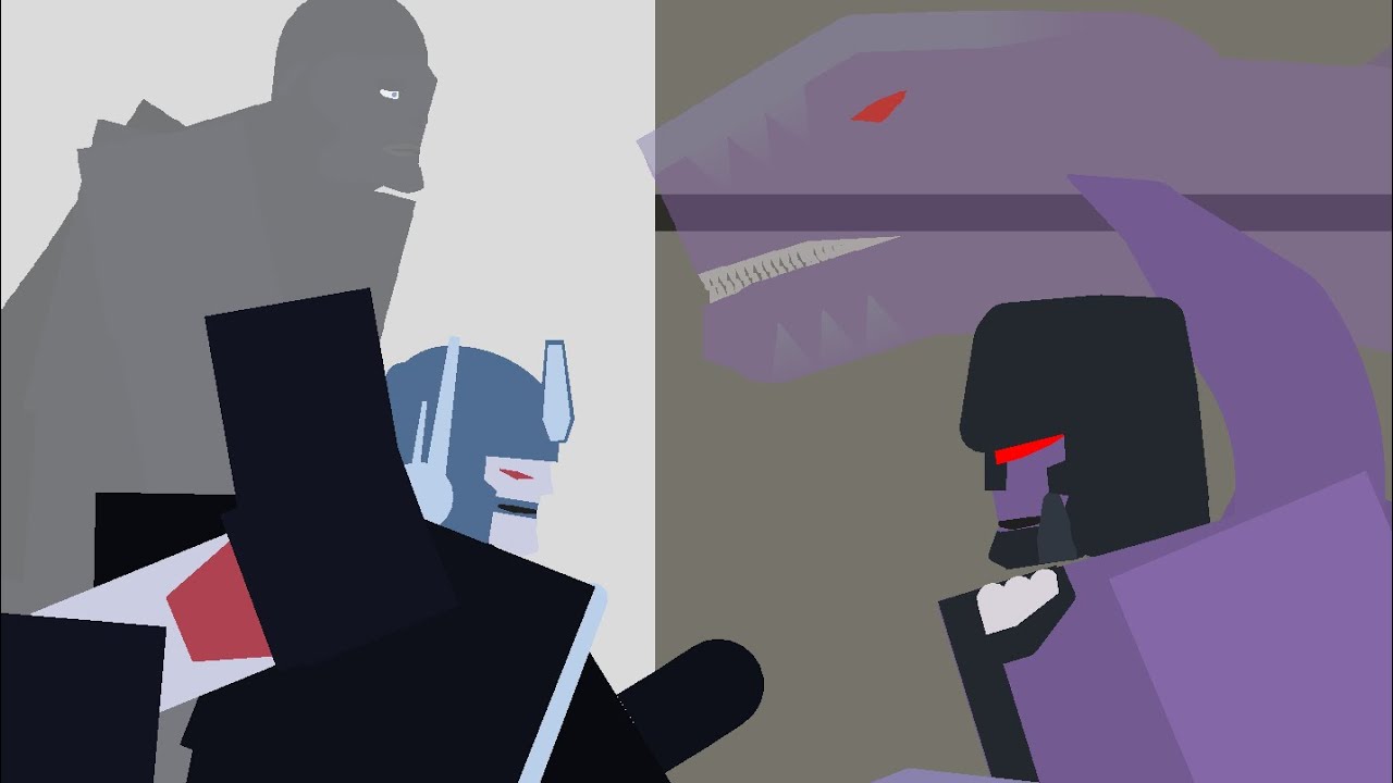 Transformers Showcase: Optimus Primal and Megatron