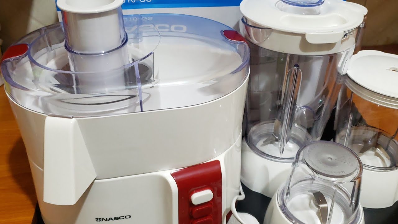 Watch this before you purchase a juicer.  unboxing Nasco 4in1 juicer from Jumia