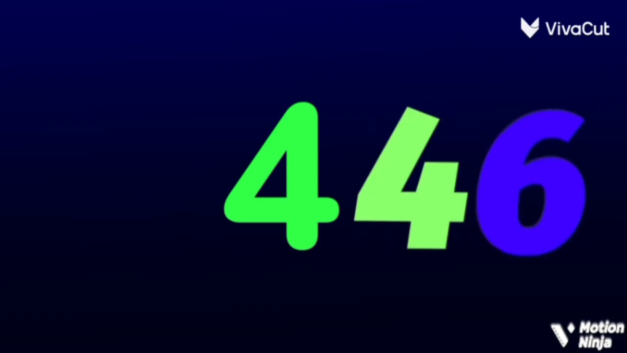 Colouful Numbers 0 to 1000 