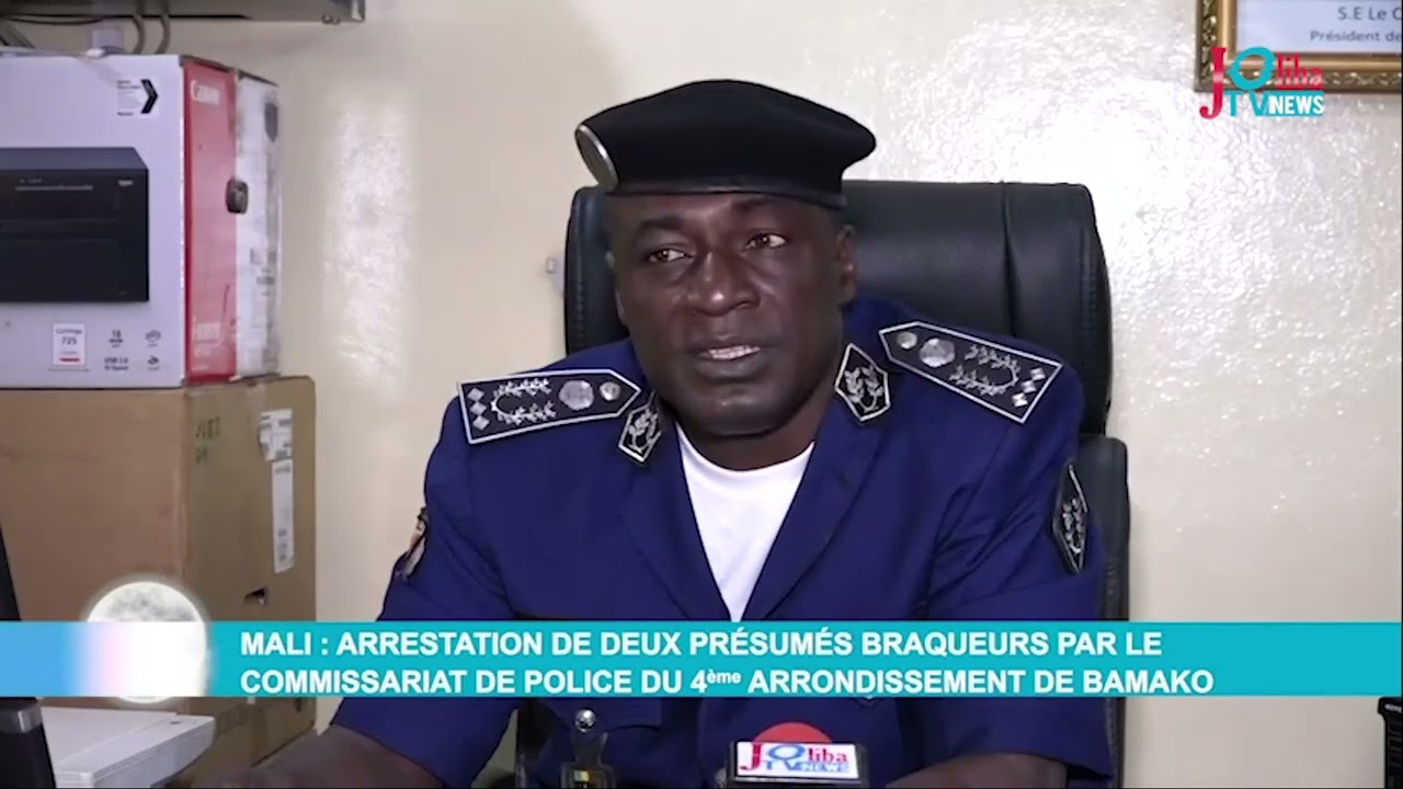 Mali : Arrestation de deux présumés braqueurs par le commissariat de police du 4e Arrondissement...