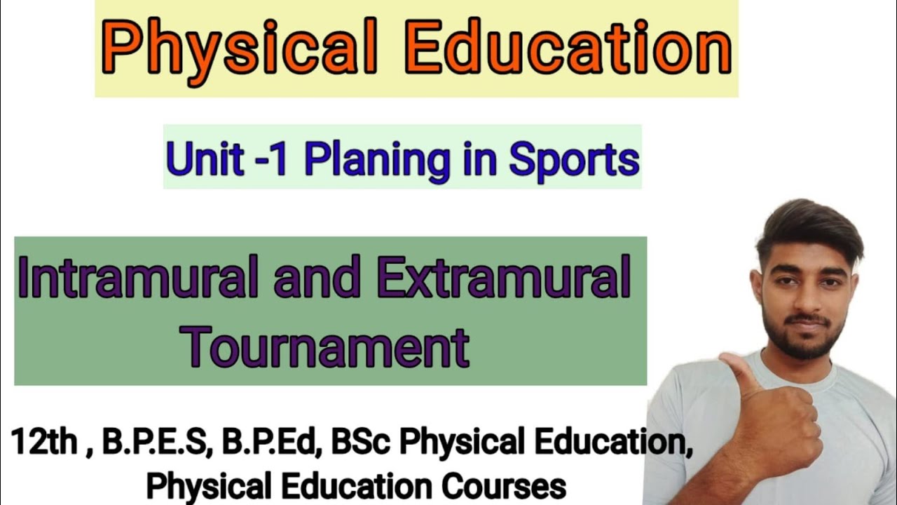What is Intramural and Extramural Tournament in Physical Education? / Unit- 1 Planning in Sports