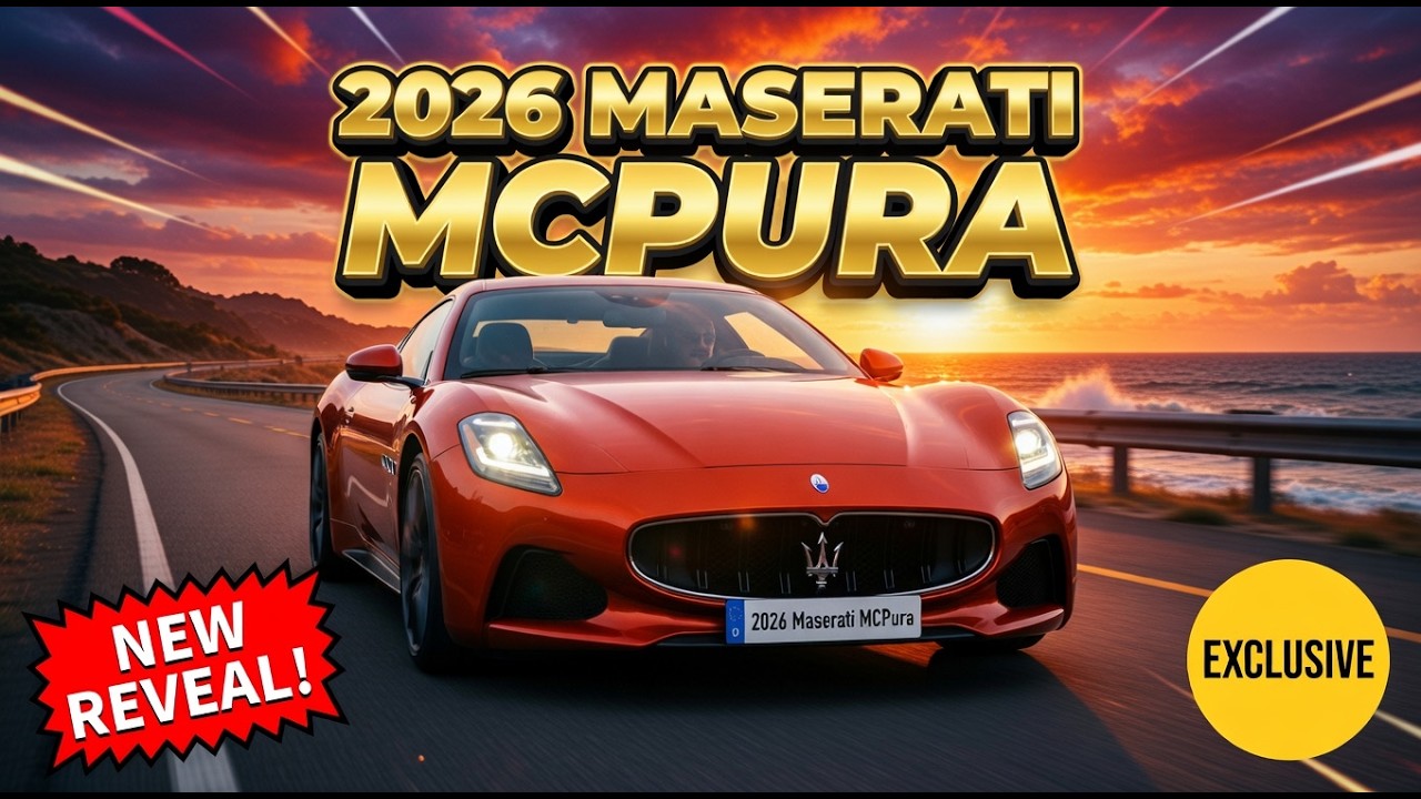 Обзор Maserati MCPura 2026 года – итальянского суперкара нового поколения от Maserati.