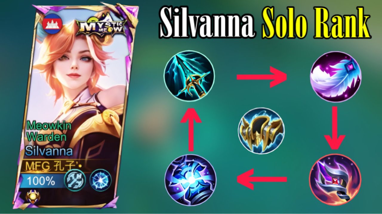 Silvanna Almost Maniac!! Carry Gameplay 🎮 - Rank Push Mobile Legends Bang Bang