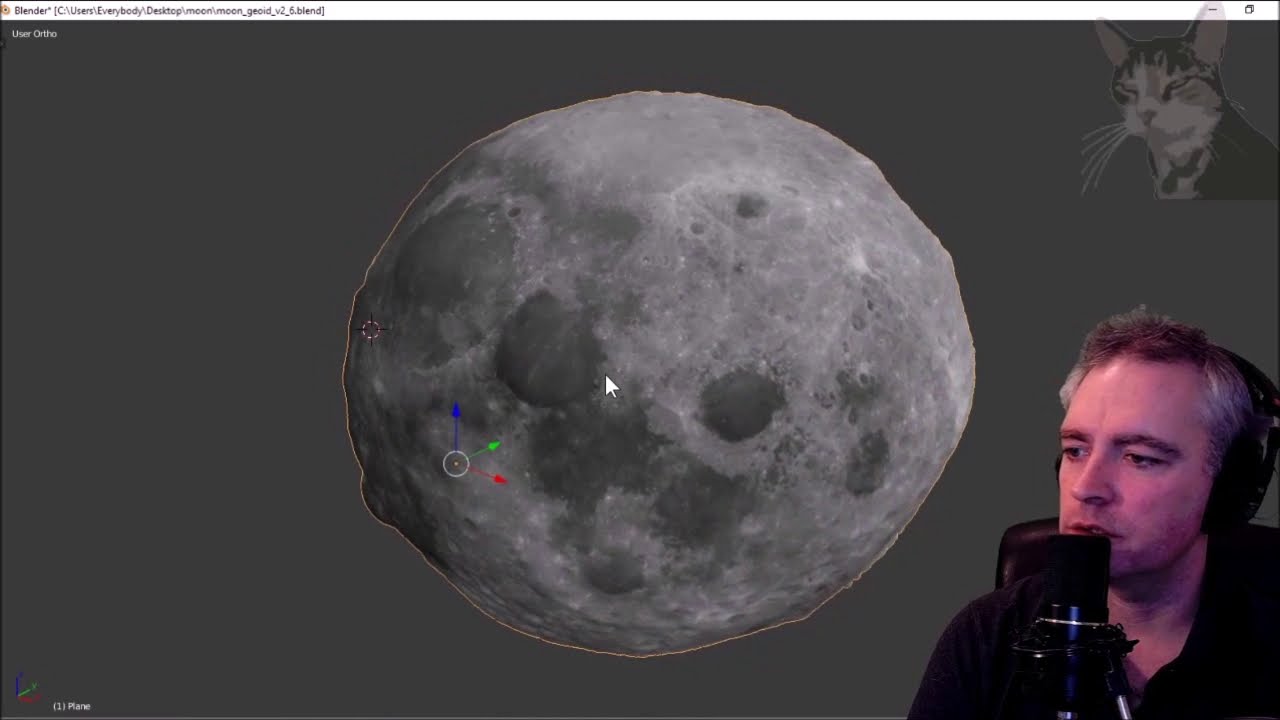 Moon Gravitational Model GRGM1200A