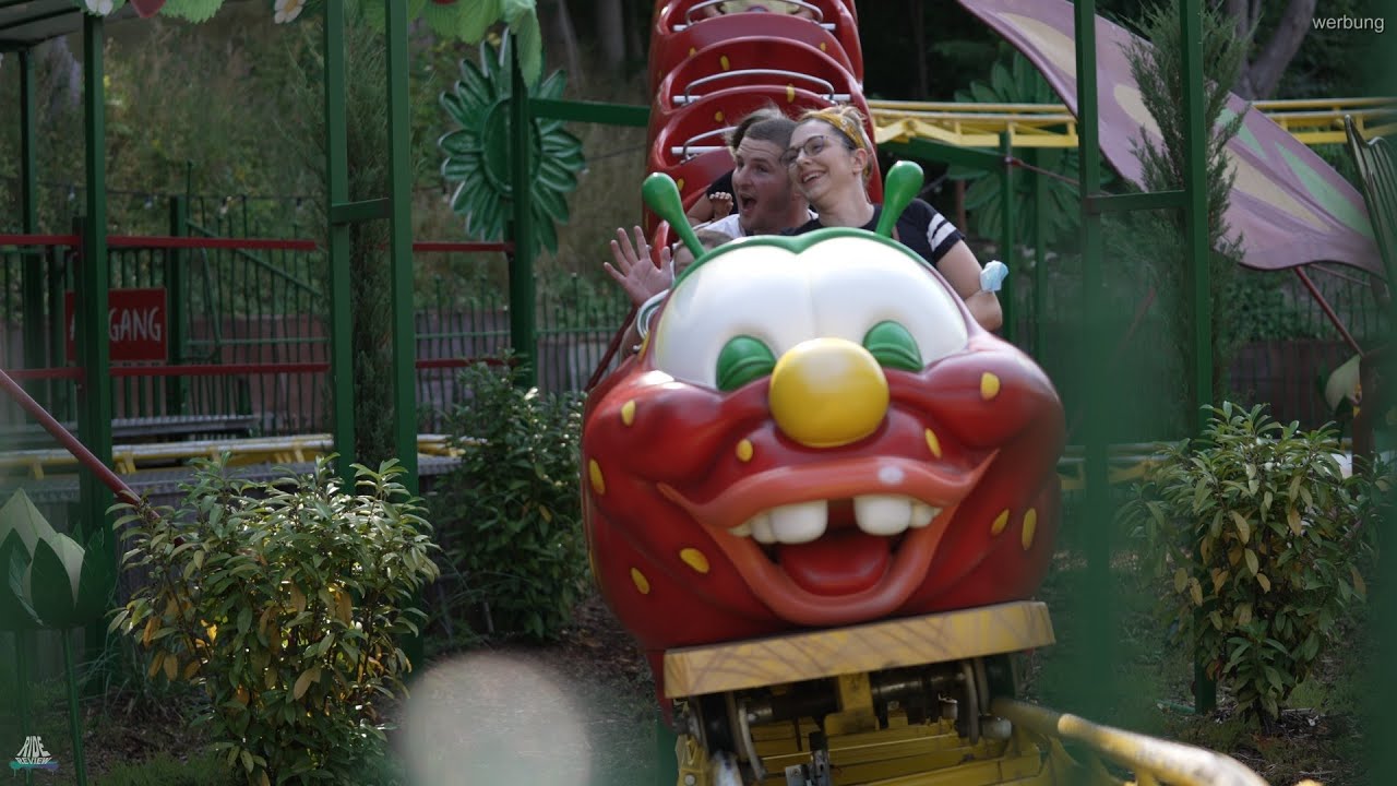 Karls Erlebnis Dorf Zirkow - Erdbeer Raupenbahn - POV - SBF/Visa - Wacky Worm / Family Coaster