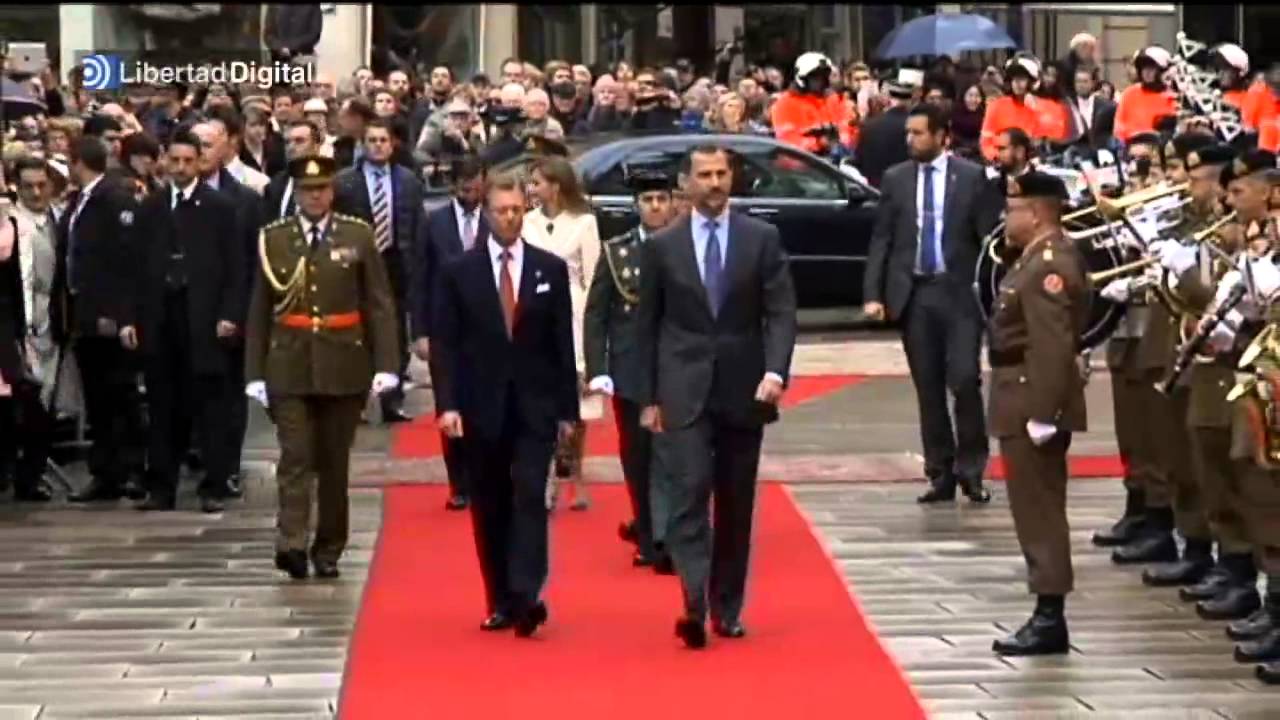 Los Reyes inician su primer viaje oficial a Luxemburgo