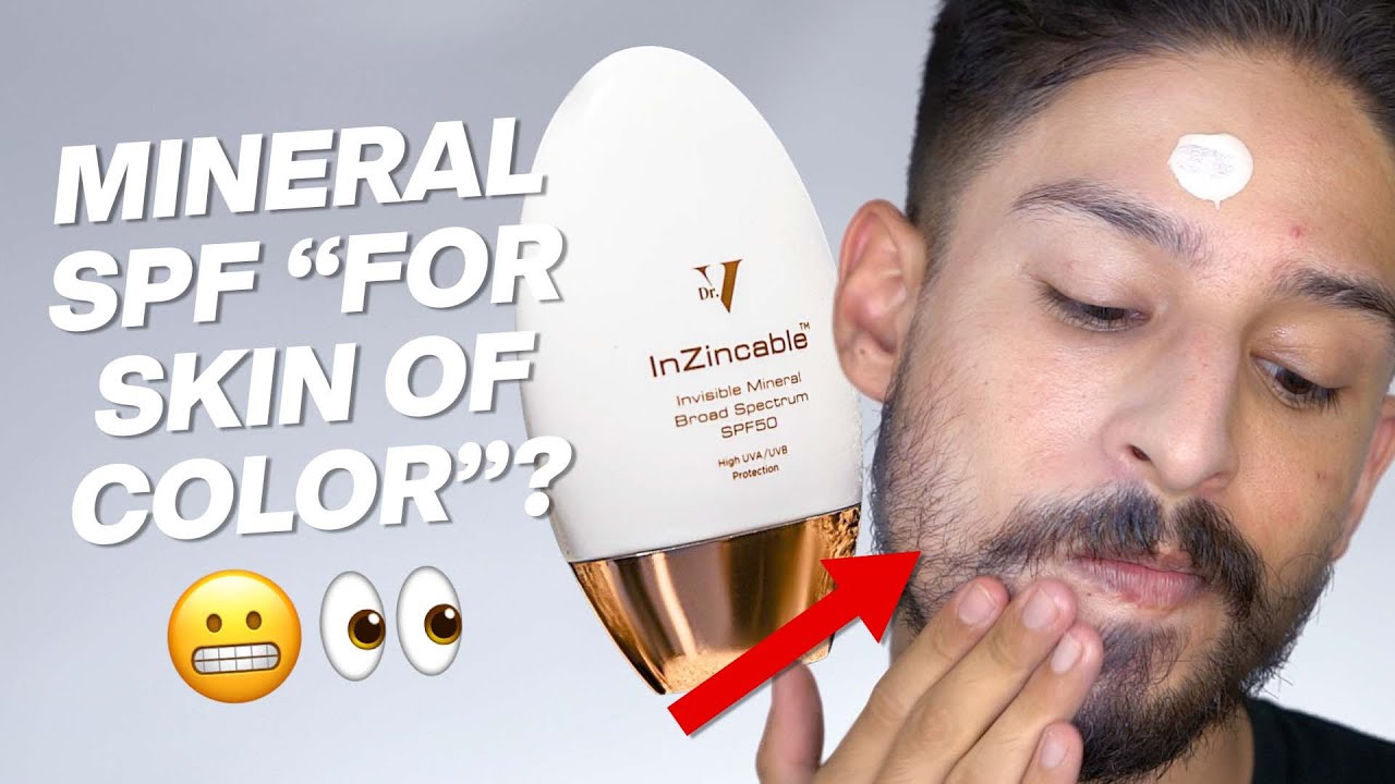 Dr. V InZincable SPF 50 Sunscreen for Skin of Color Review + Wear Test