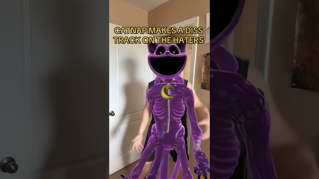 CatNap Makes A Diss Track On The Haters 😡 (CatNaps Got My Back! Smiling Critters)