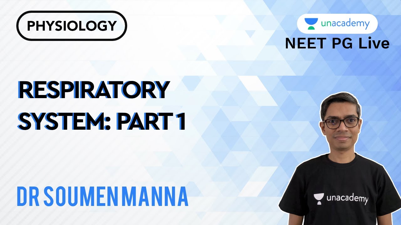 Respiratory System; Part 1 by Dr Soumen Manna