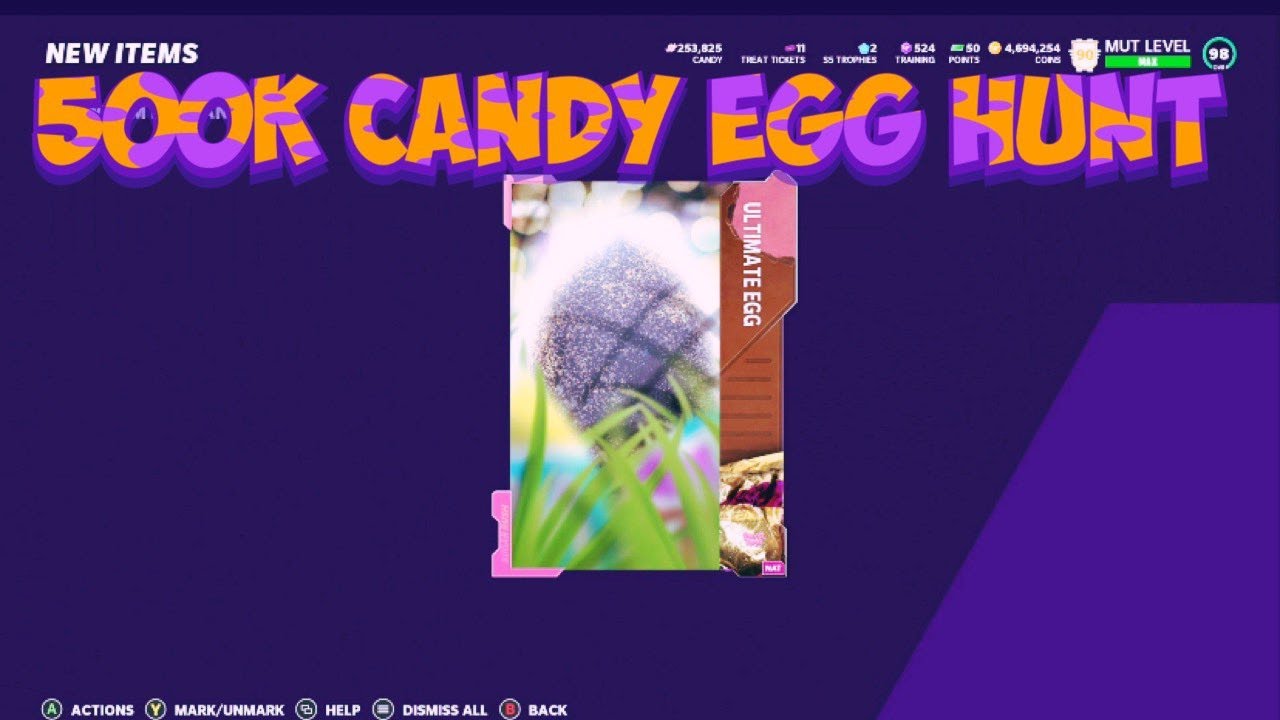 MADDEN 21 ULTIMATE EGG HUNT! 500K CANDY PACK OPENING!