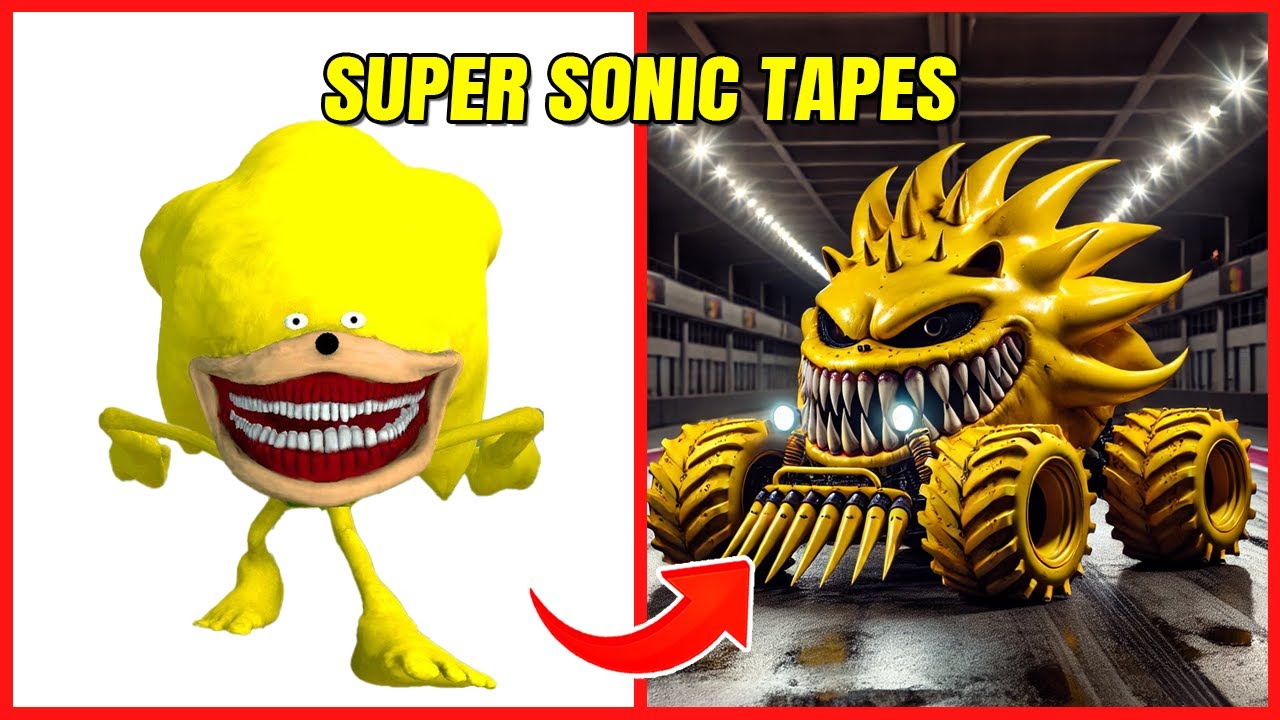 Shin Sonic In Real Life & Monster Car| Guess The Sonic Meme By Dance and Voice| Sonic The Hedgehog 3