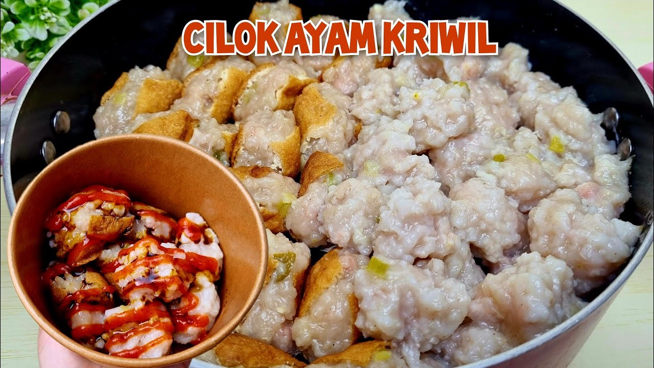 Resep Cilok Ayam Kriwil Termudah Tanpa Coper Cuma Diaduk Rasanya Gurih Kenyal Bikin Nagih
