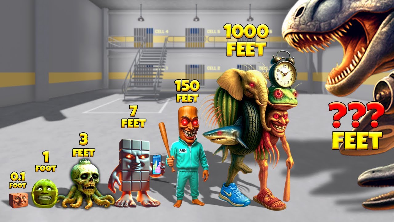 CURSED HEIGHT EVOLUTION - All New Italian Brainrot Animals in BARRY'S PRISON RUN!