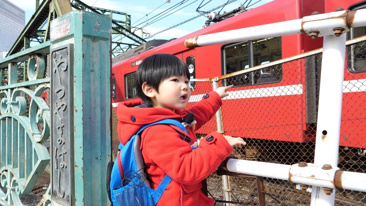 八ツ山橋でたくさん電車見てきたよ