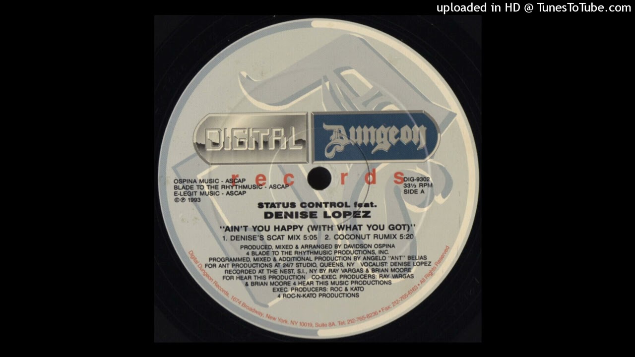 Status Control feat. Denise Lopez - Ain't You Happy (Coconut Rumix)