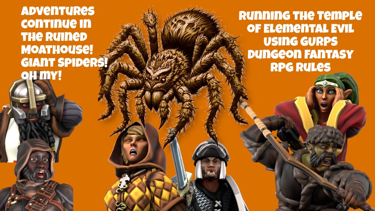 S1E7.1 D&D v GURPS: Dungeon Fantasy Delvers return to the Ruined Moathouse, Part 1