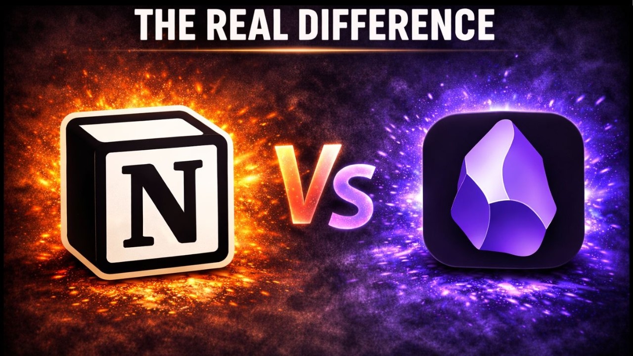 Obsidian vs Notion: The REAL Difference Nobody Talks About