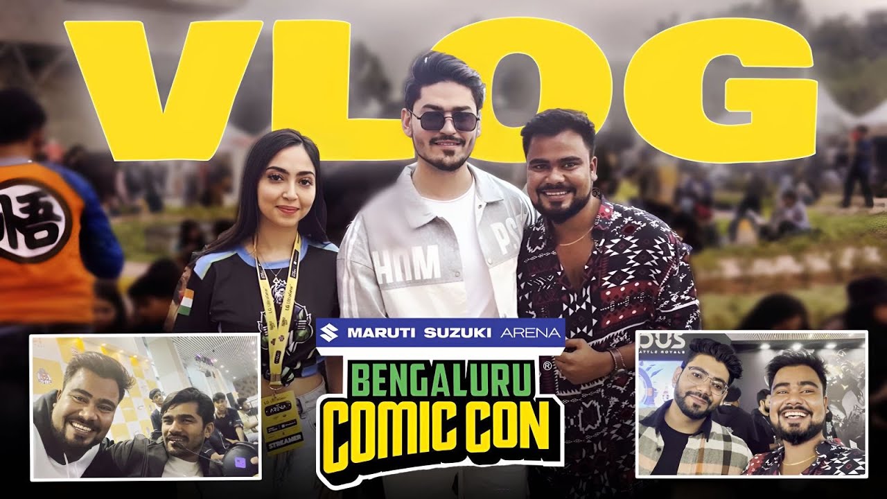 ComicCon bangalore Vlog