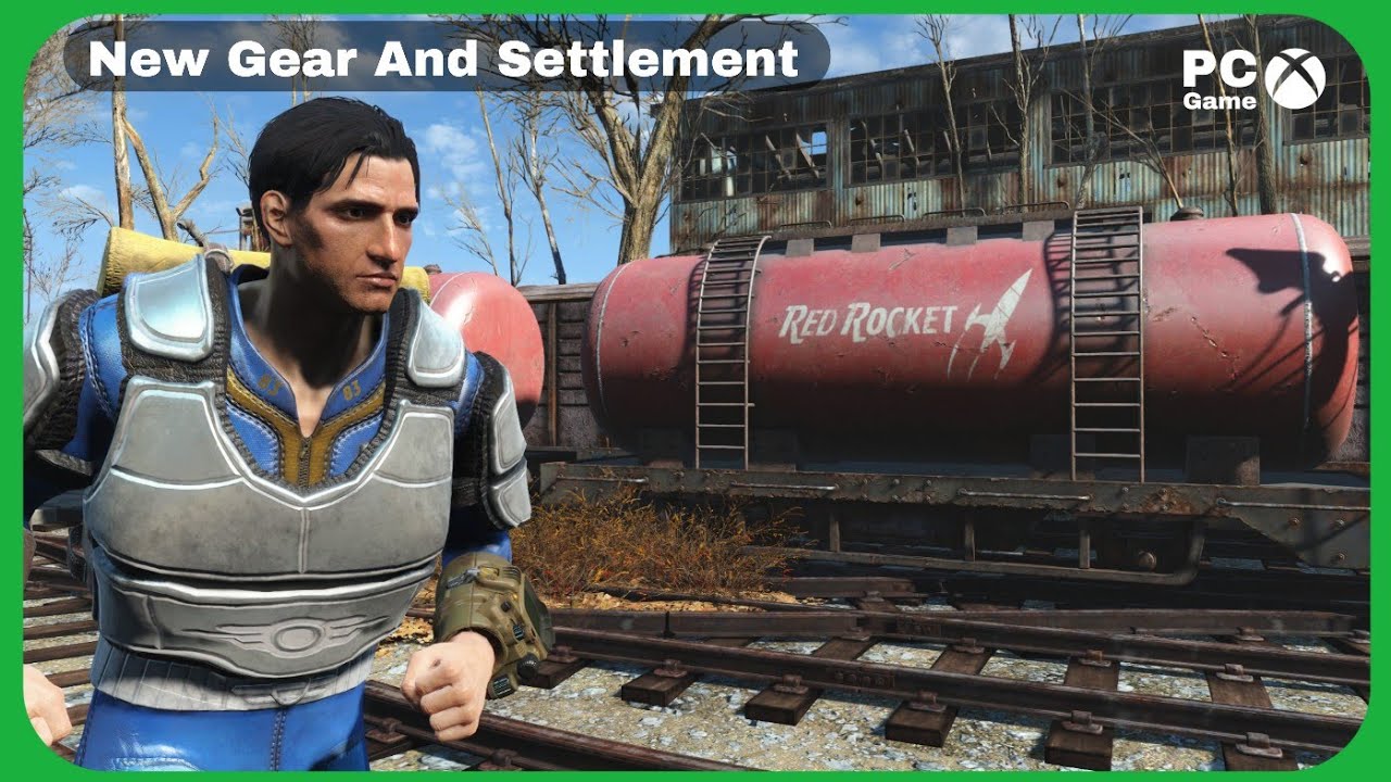 Обожаю поезда | Обзор мода Vault Dwellers Camp для Fallout 4