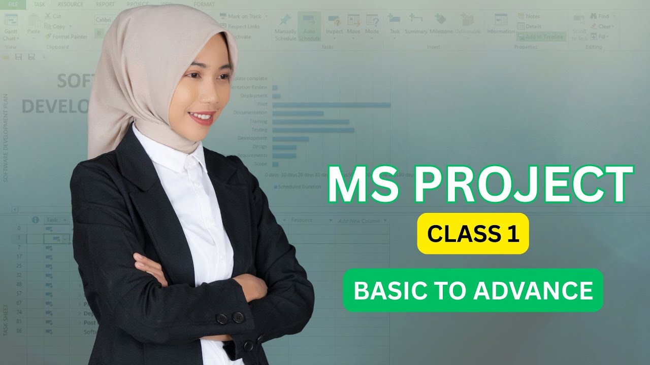 MS Project Full Course Class 1 | MS Project Basics in Urdu