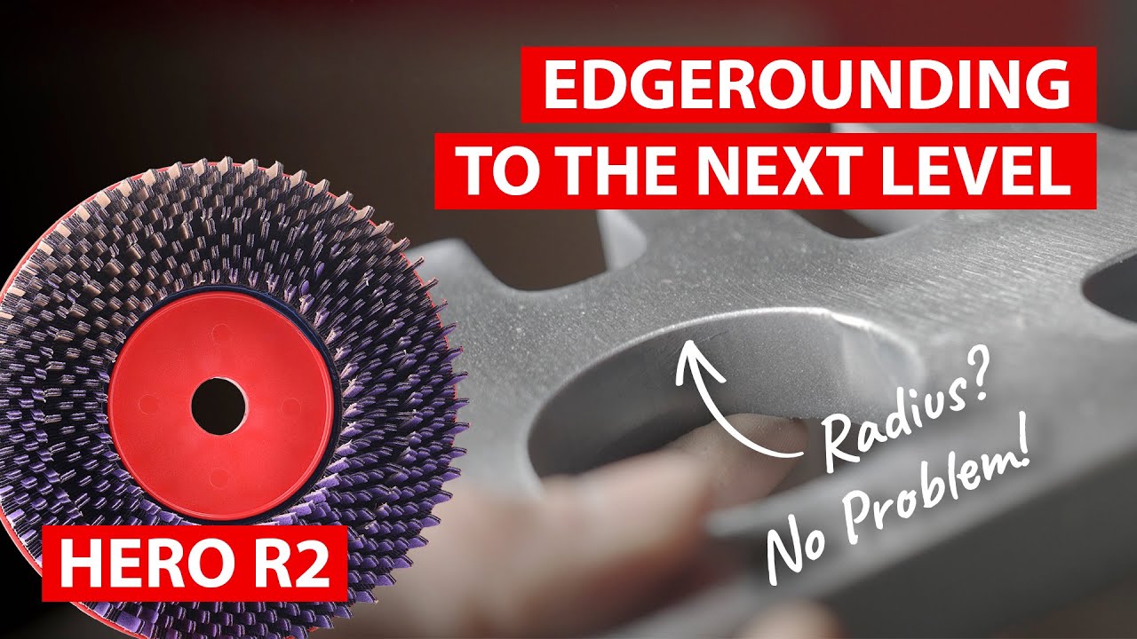 Deburring disc HERO R2 - Highest edge rounding at maximum feed rate