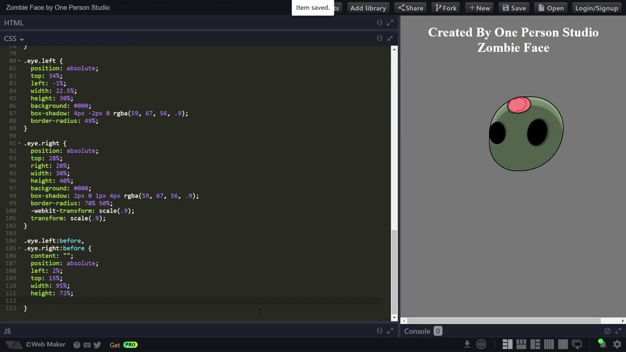 Creating a Plants vs ZOMBIE'S FACE with HTML & CSS: A Fun Coding Tutorial