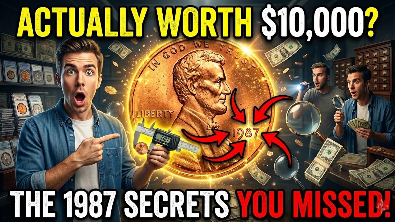 🔥The 1987 Penny Worth Up To $10,000?🤑 Check Your Pocket Before It's Gone!😲
