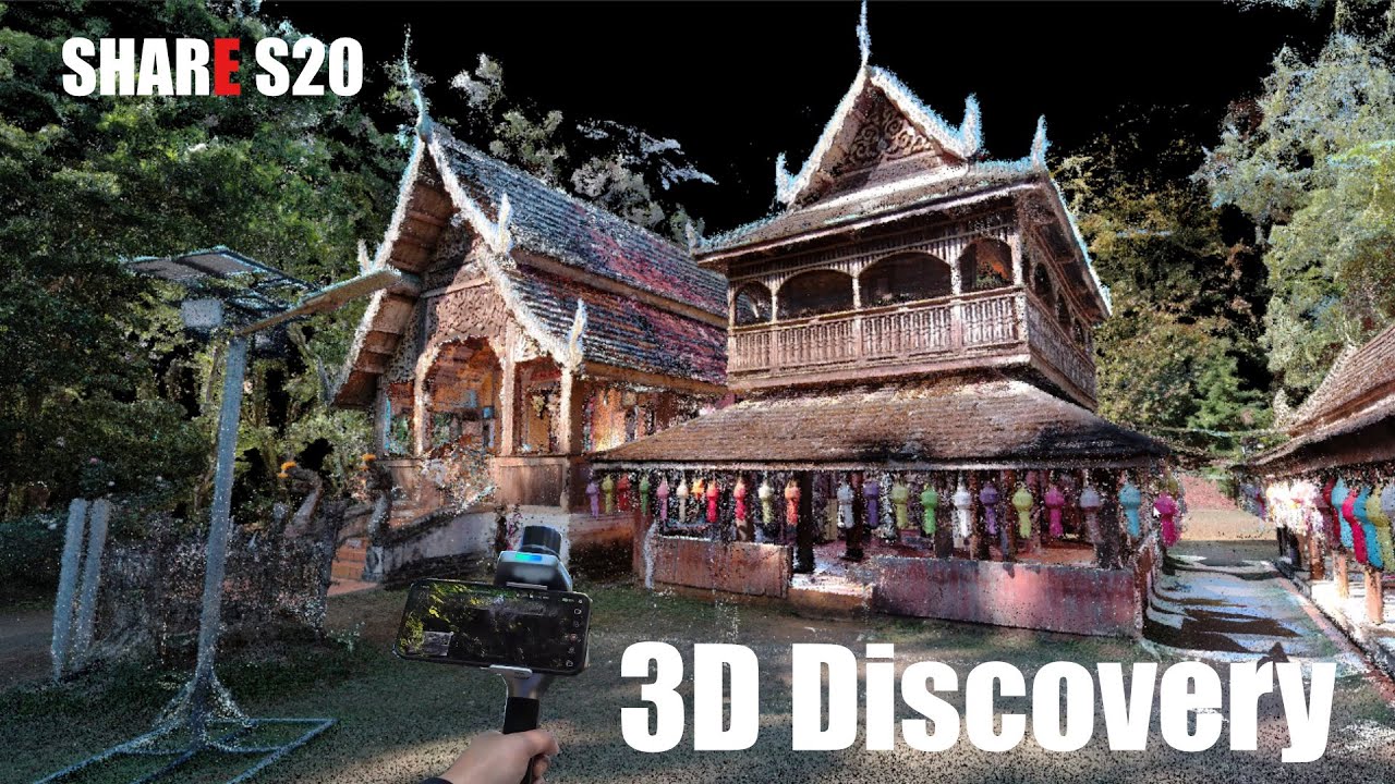 Exploring a Hidden Ancient Temple with SHARE S20 LiDAR