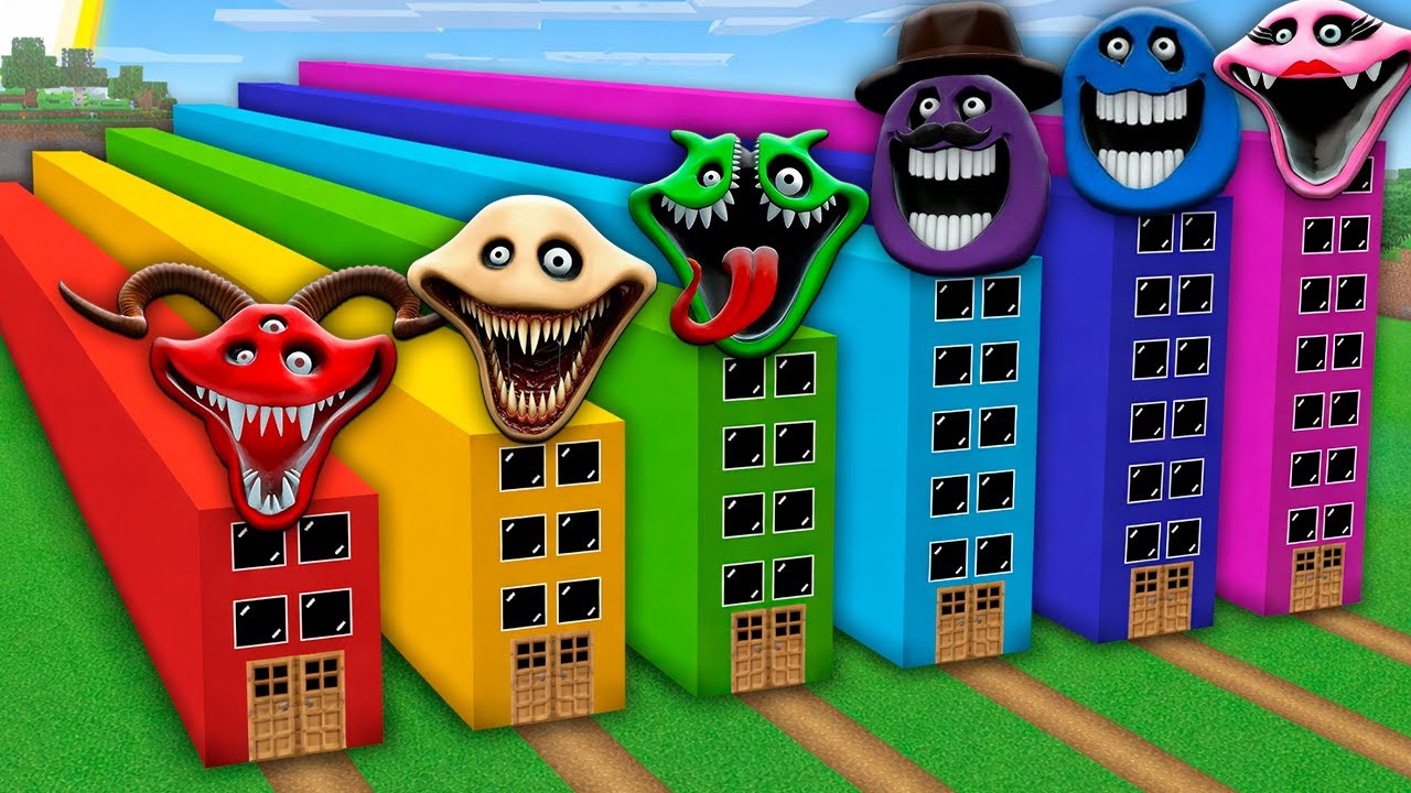 SUPERVIVENCIA en TODOS los HOTELES de HUNGRY WORM | HUNGRY SNAKE BRAINROT en Minecraft Animación !