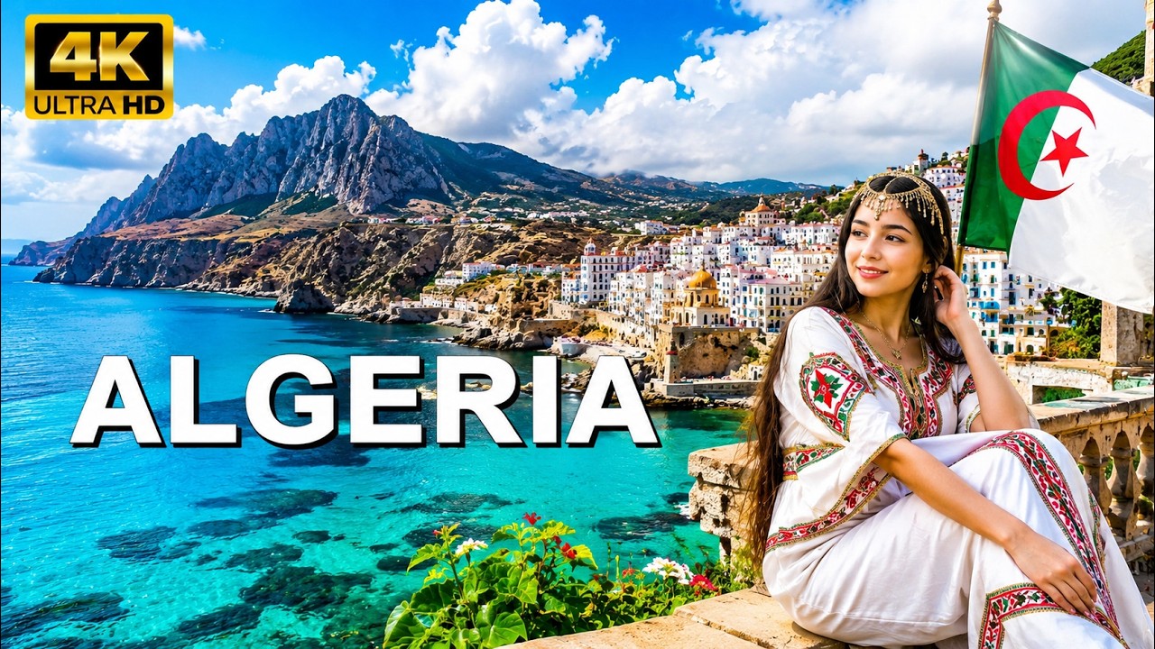 Algeria 4K | From Sahara Desert to Stunning City Views | Relaxing Music