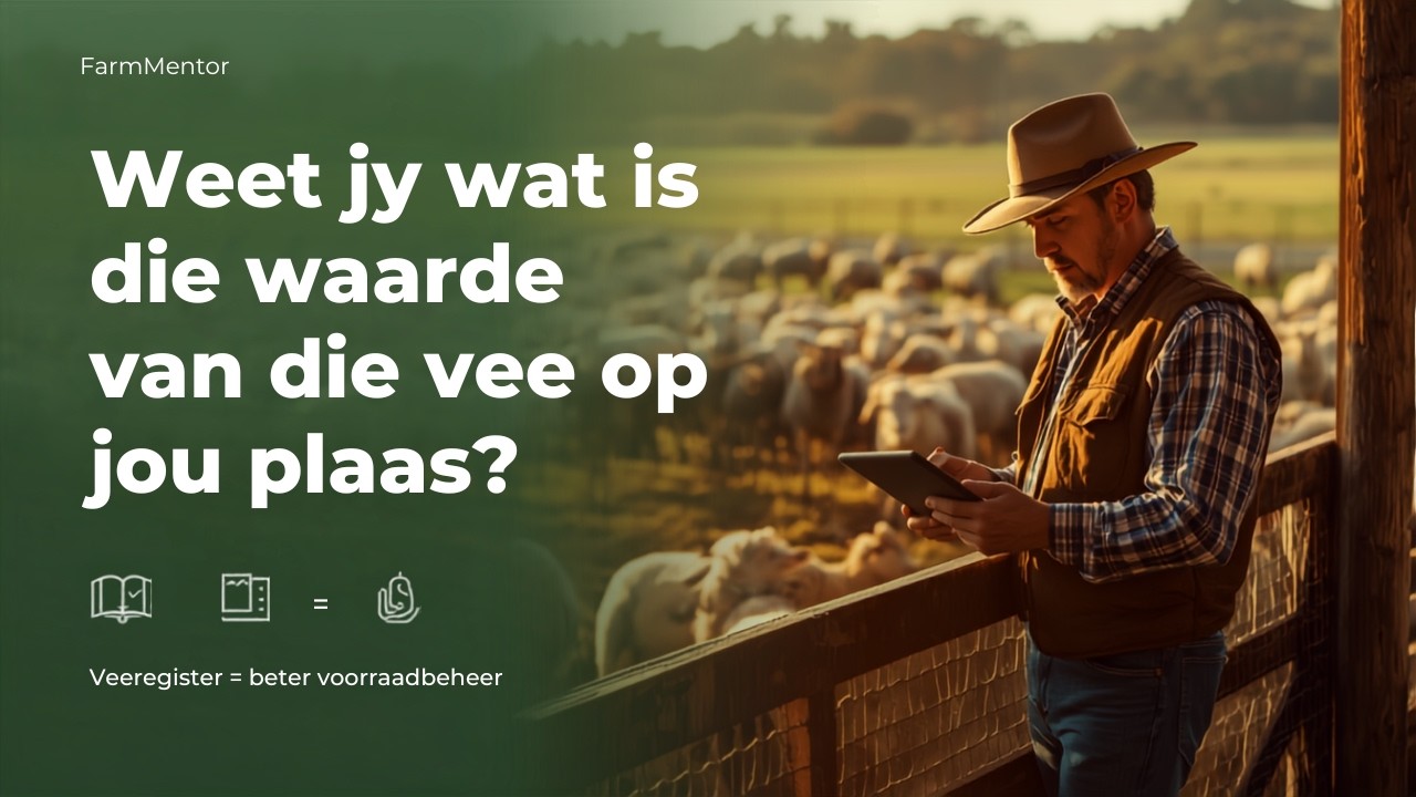WMS - Hoe belangrik is die byhou van n veeregister vir jou skaapboerdery?