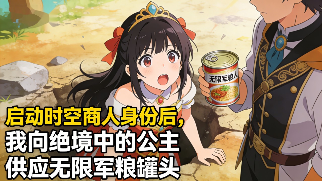 啟動時空商人身份後，我向絕境中的公主供應無限軍糧罐頭。當超市進貨單變成古代孤城的生死存亡物資清單#都市小说 #玄幻小说