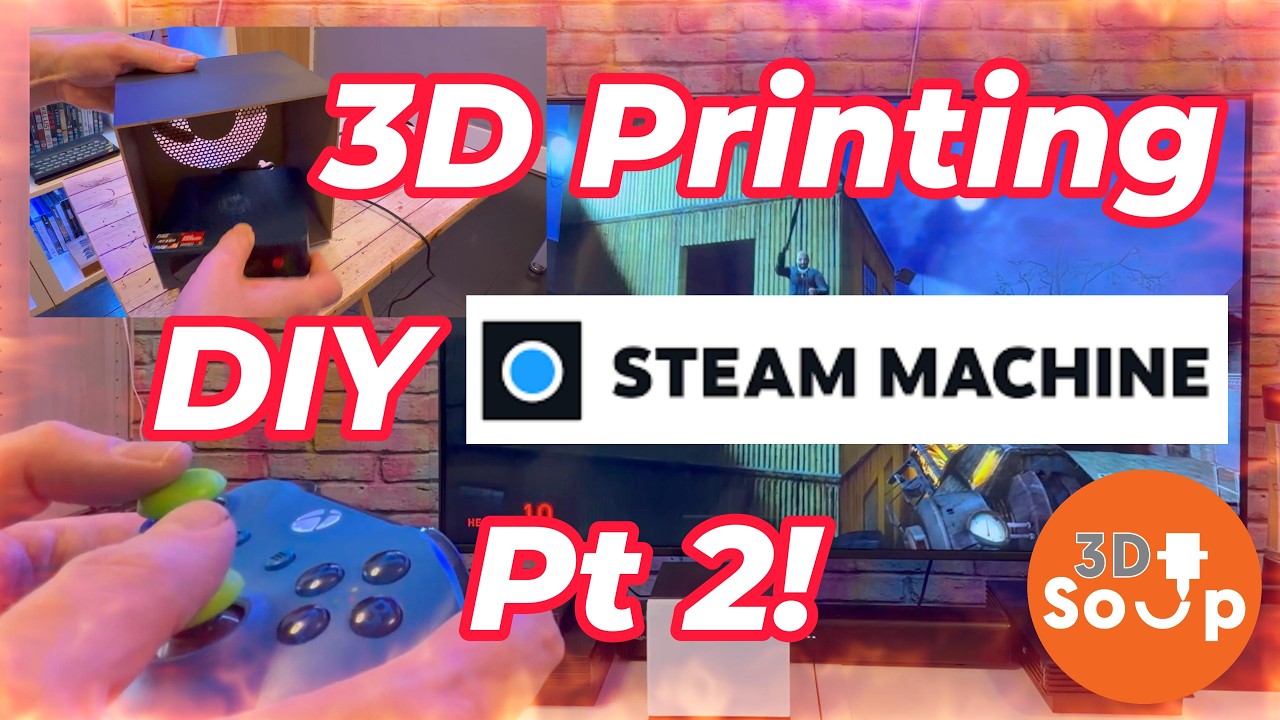 DIY Steam Machine Build with 3D Printed Case – part 2