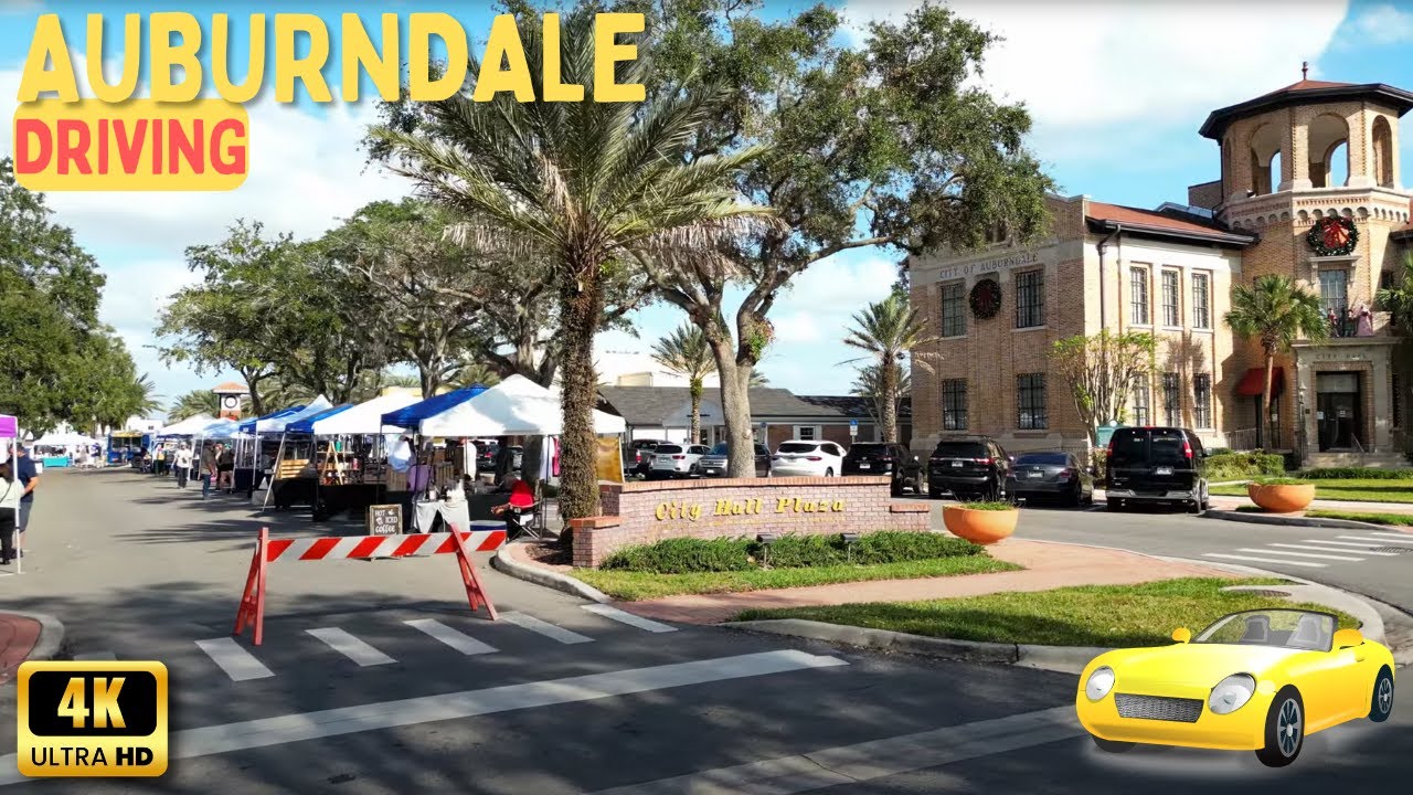 Auburndale Florida Driving Through