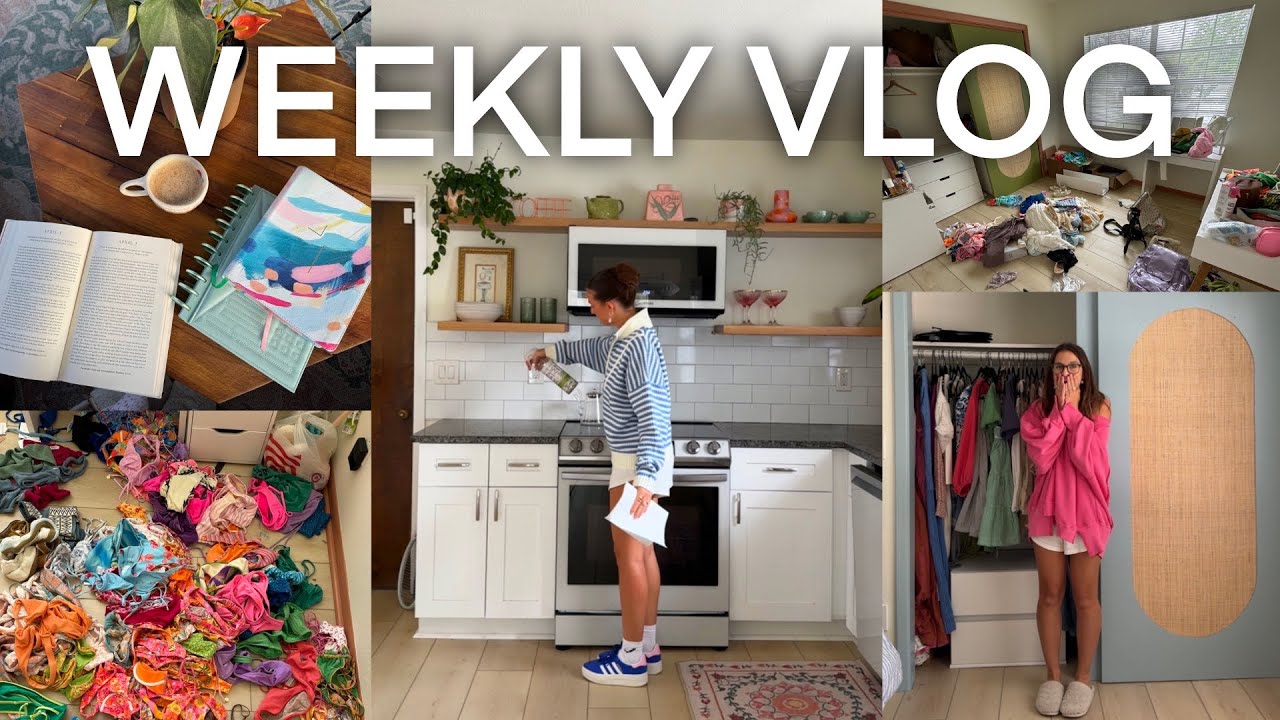 productive day with me vlog: spring cleaning, working, and motivation tips!