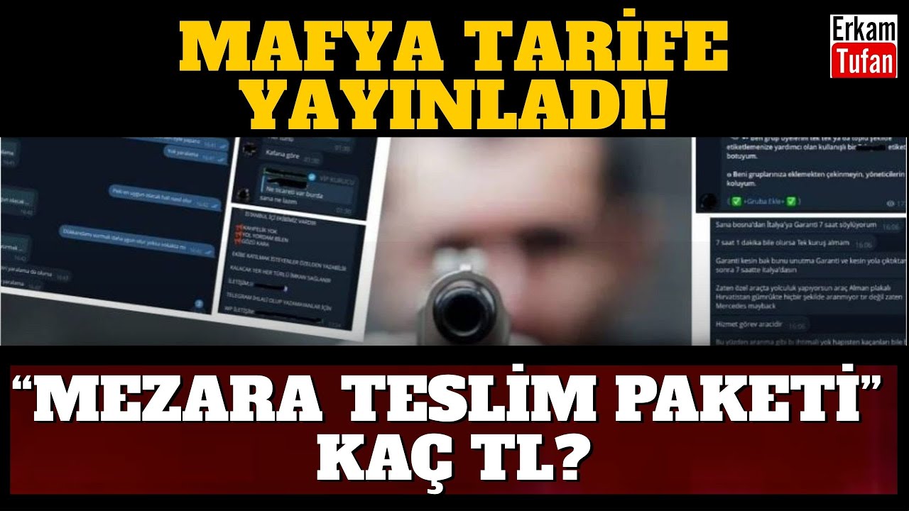 YOK ARTIK DEMEYİN! MAFYA FİYAT LİSTESİ YAYINLADI!