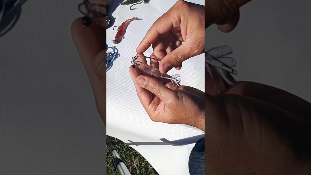 COMO COLOCAR O JIG HEAD NO CAMAR&Atilde;O ARTIFICIAL? PESCARIA