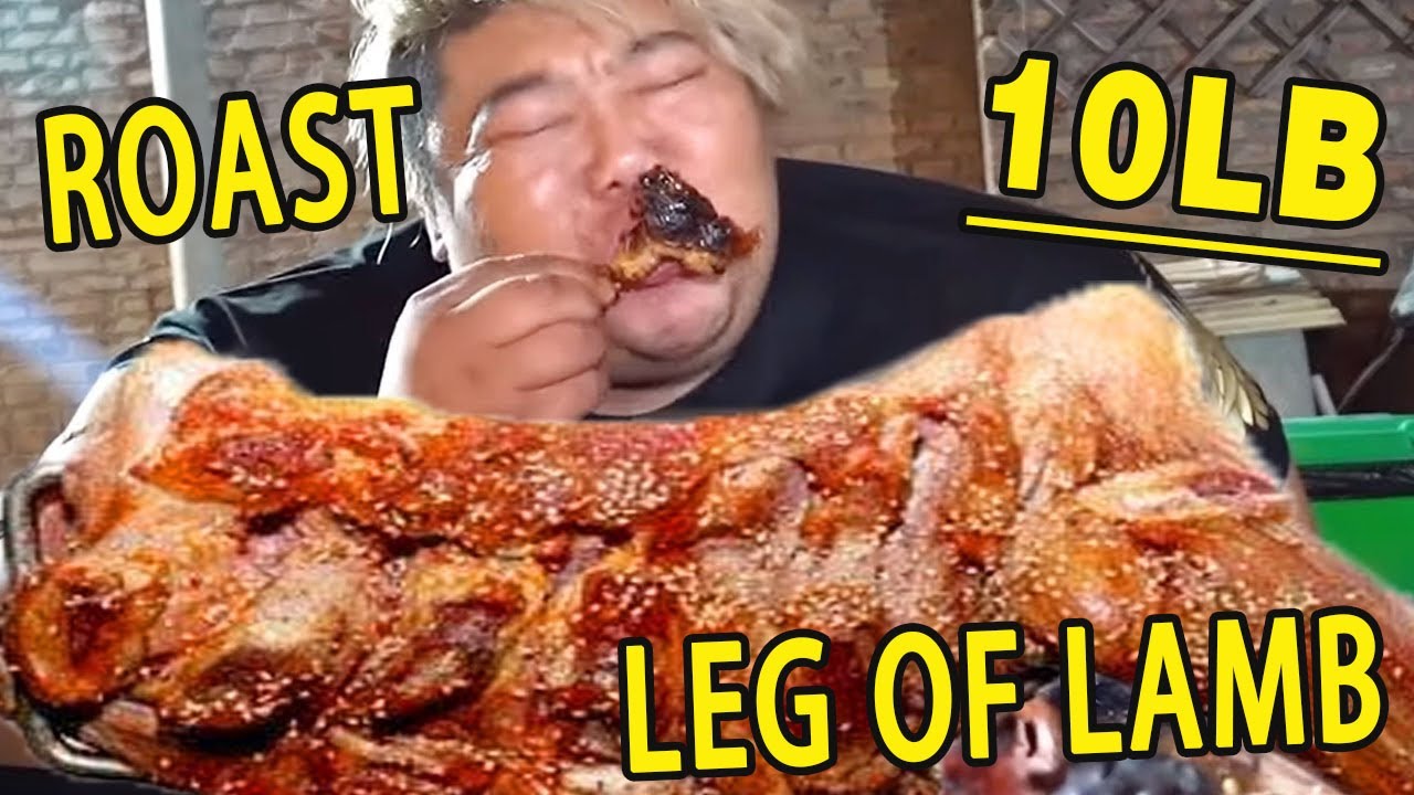 Brother Monkey roasted two large legs of lamb and it was so satisfying to gnaw on the meat!