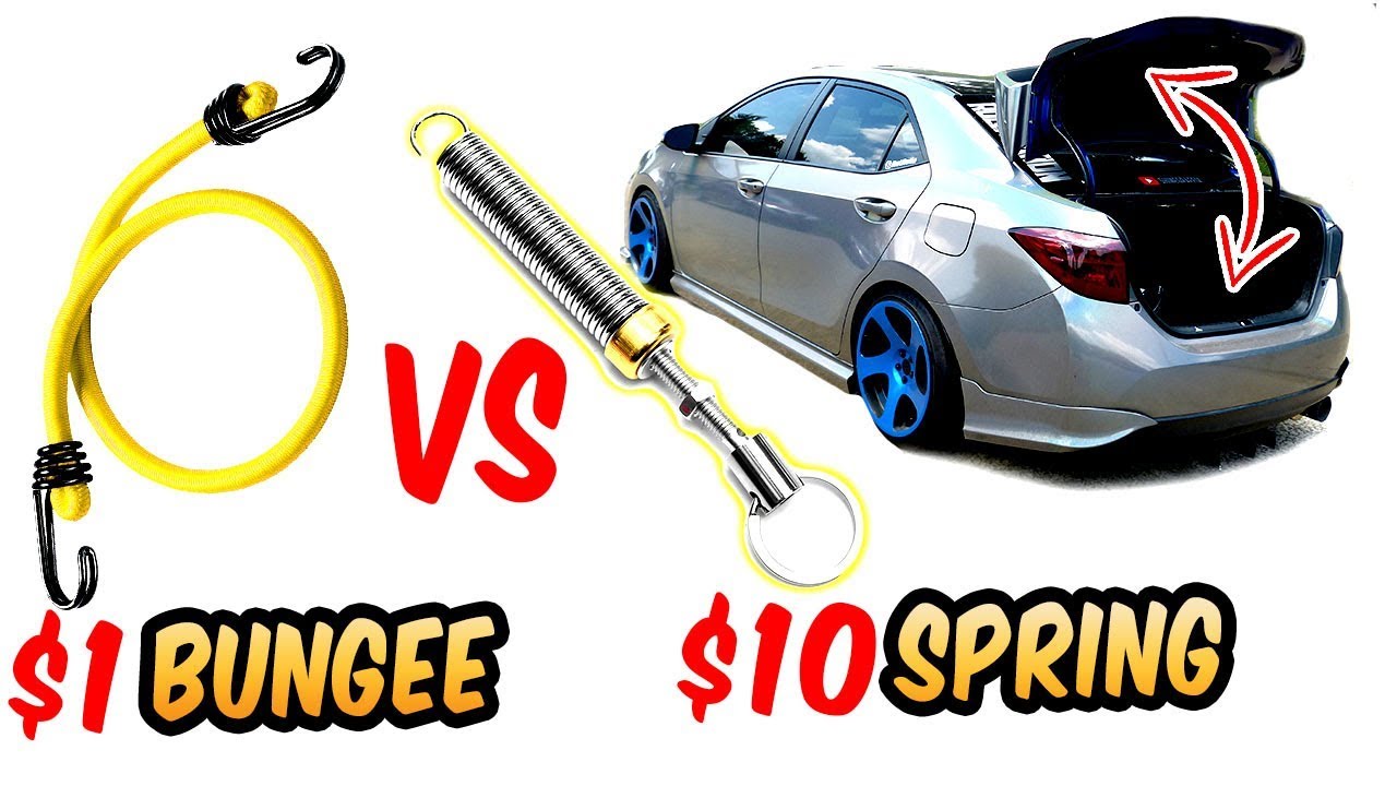 $1 Bungee cord VS $10 Trunk Lift spring Fix
