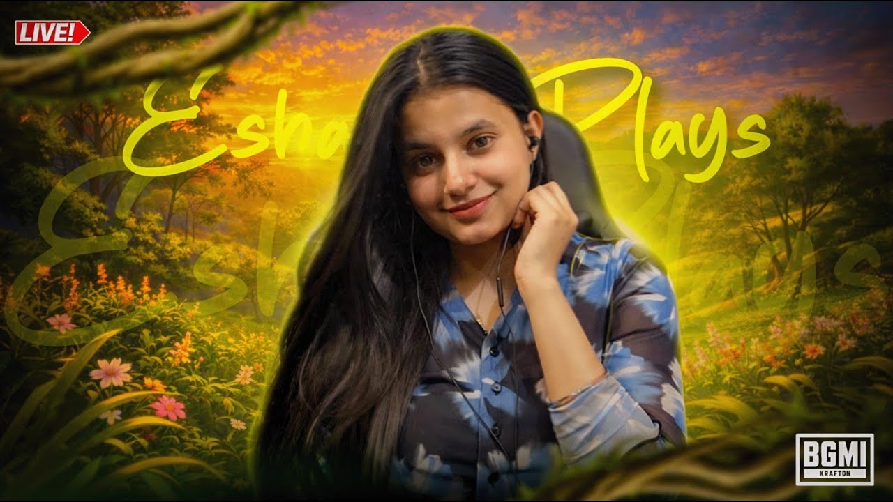 BGMI Live Stream with Esha Plays #bgmi #bgmilive #valorant #live #girlgamer