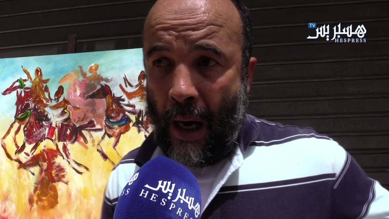 مع فنان تشكيلي