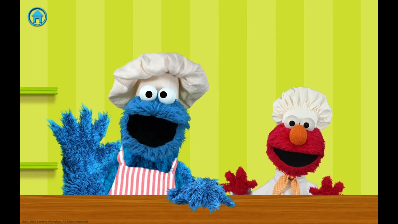 Play ABC Alphabet Kitchen Chef Elmo Cookie Art