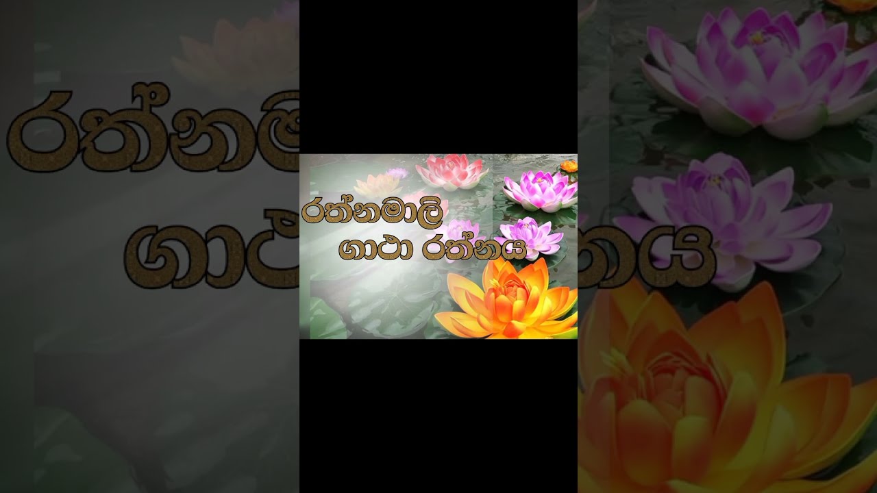 රත්නමාලී ගාථා රත්නය | සෙත් පිරිත් සමඟ | සන්සුන් සිතුවිලි @Saraniසරණි 